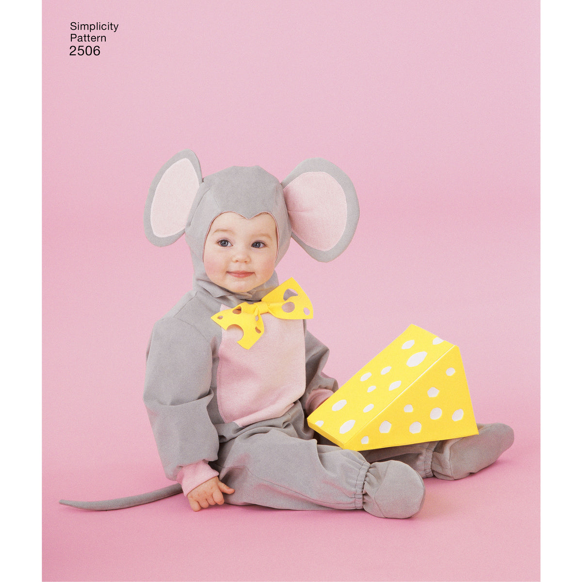Simplicity S2506 sewing pattern envelope showing toddlers' animal costumes