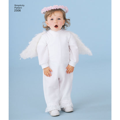 Simplicity S2506 sewing pattern envelope showing toddlers' animal costumes