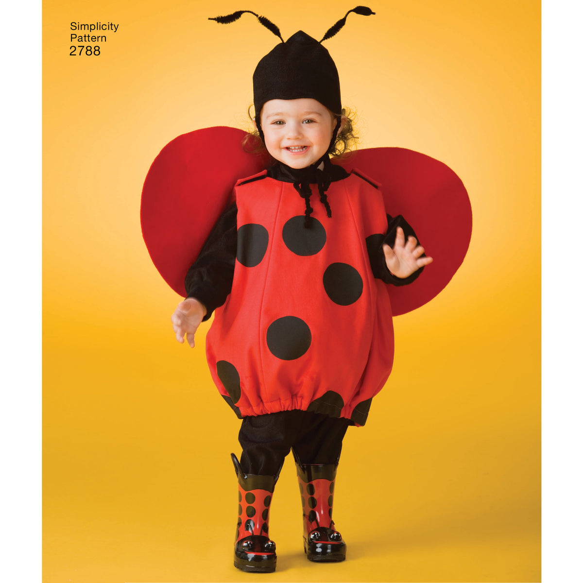 Simplicity S2788 sewing pattern envelope showing toddlers' costumes