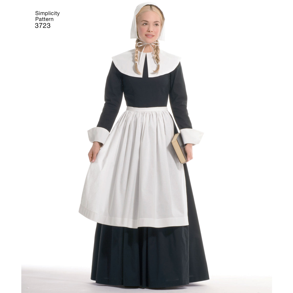 Simplicity S3723 sewing pattern envelope showing misses' historical costume dresses