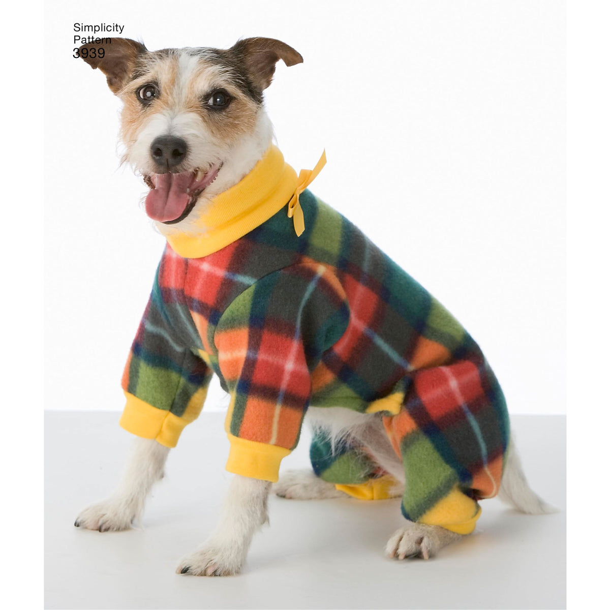 Simplicity S3939 sewing pattern envelope showing dog clothes