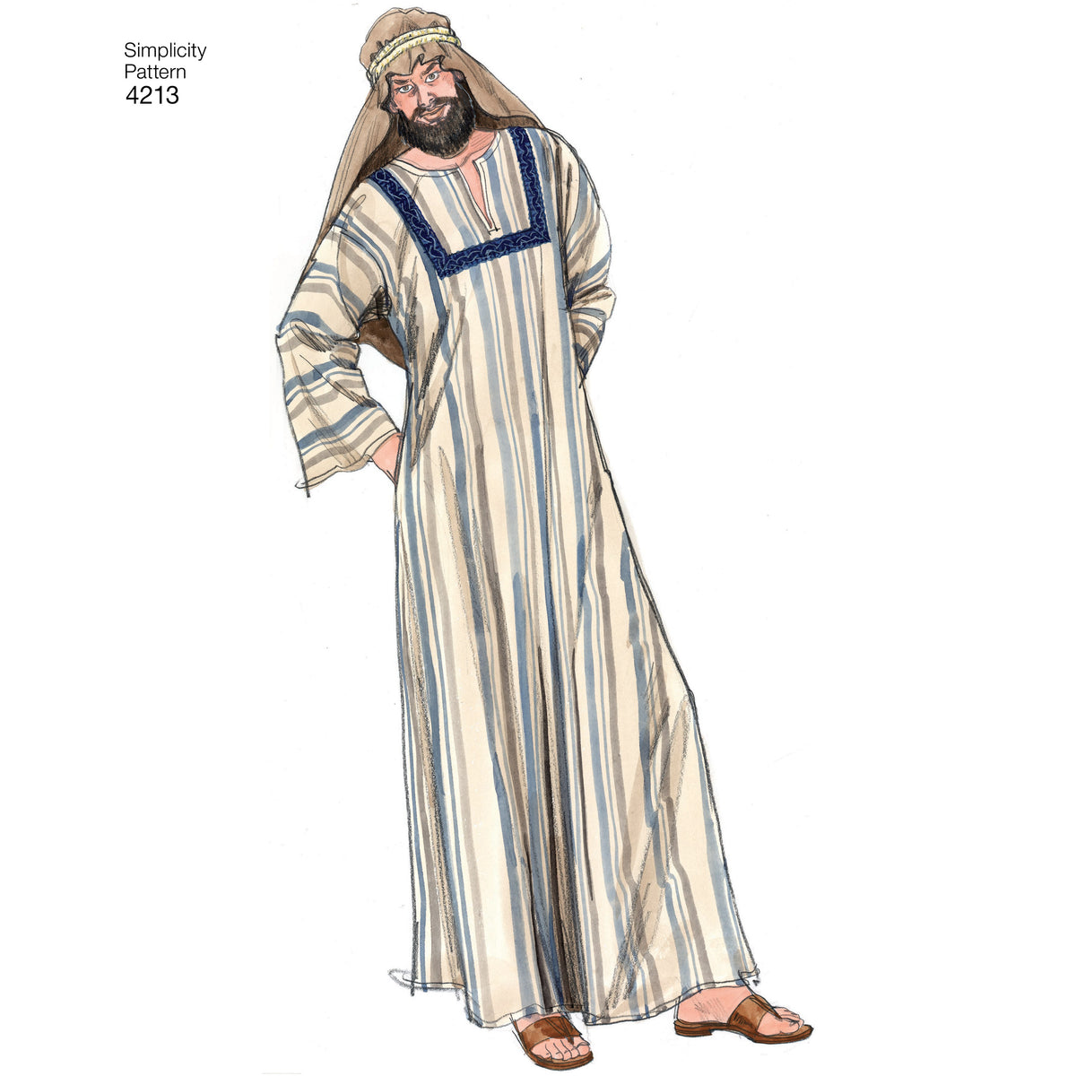 Simplicity S4213 sewing pattern envelope showing adult Easter costumes