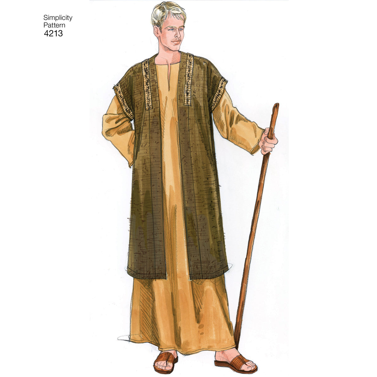 Simplicity S4213 sewing pattern envelope showing adult Easter costumes
