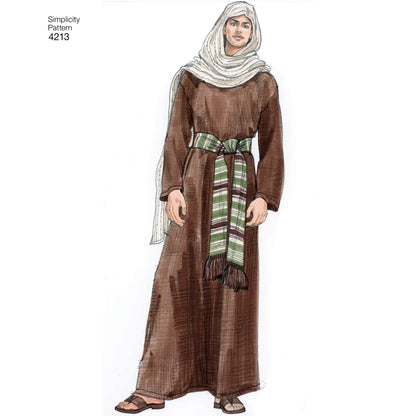 Simplicity S4213 sewing pattern envelope showing adult Easter costumes