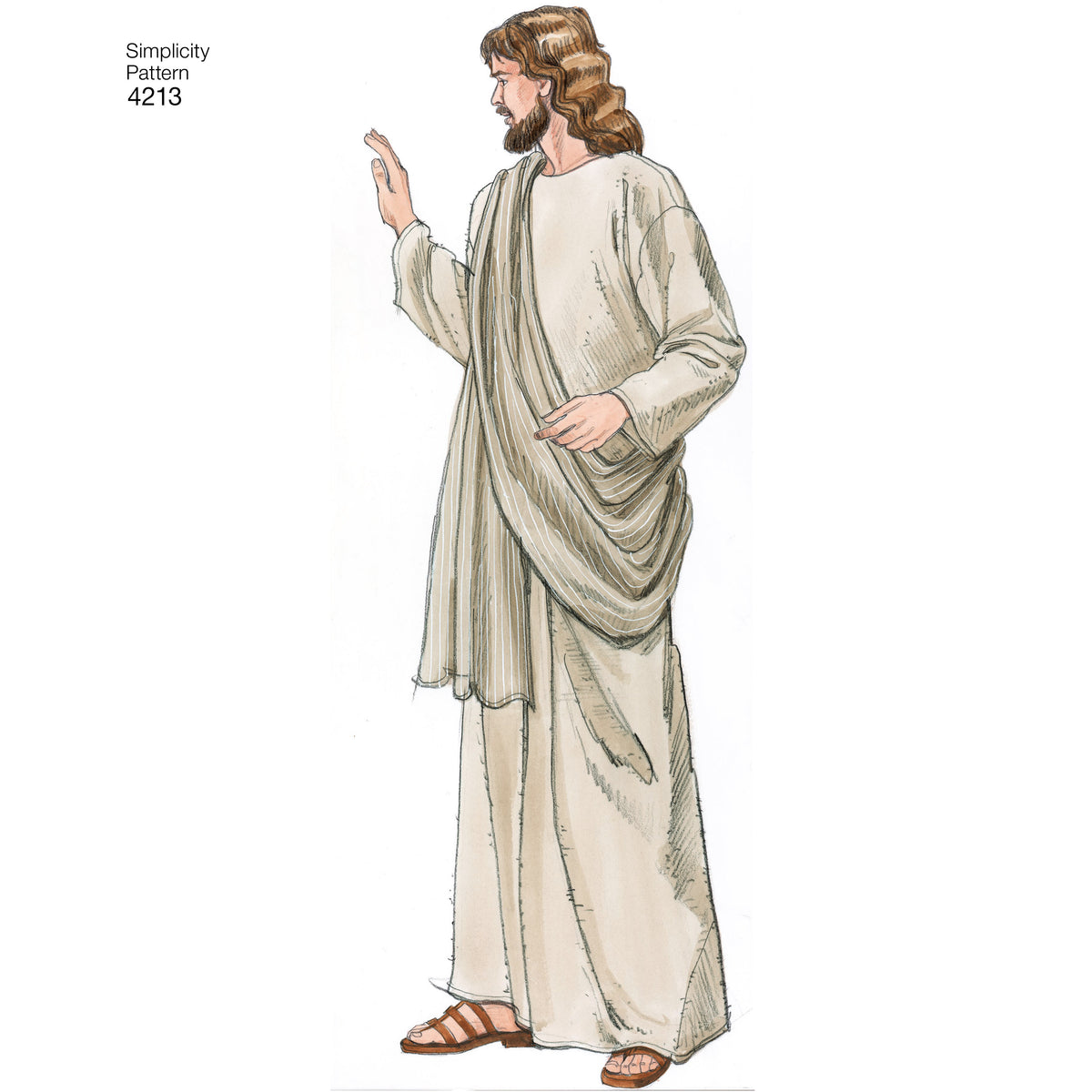 Simplicity S4213 sewing pattern envelope showing adult Easter costumes
