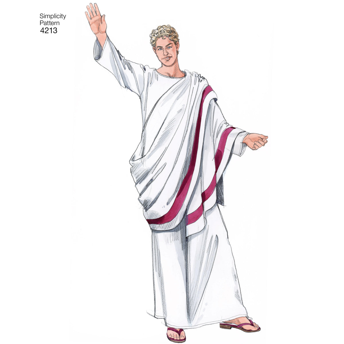Simplicity S4213 sewing pattern envelope showing adult Easter costumes