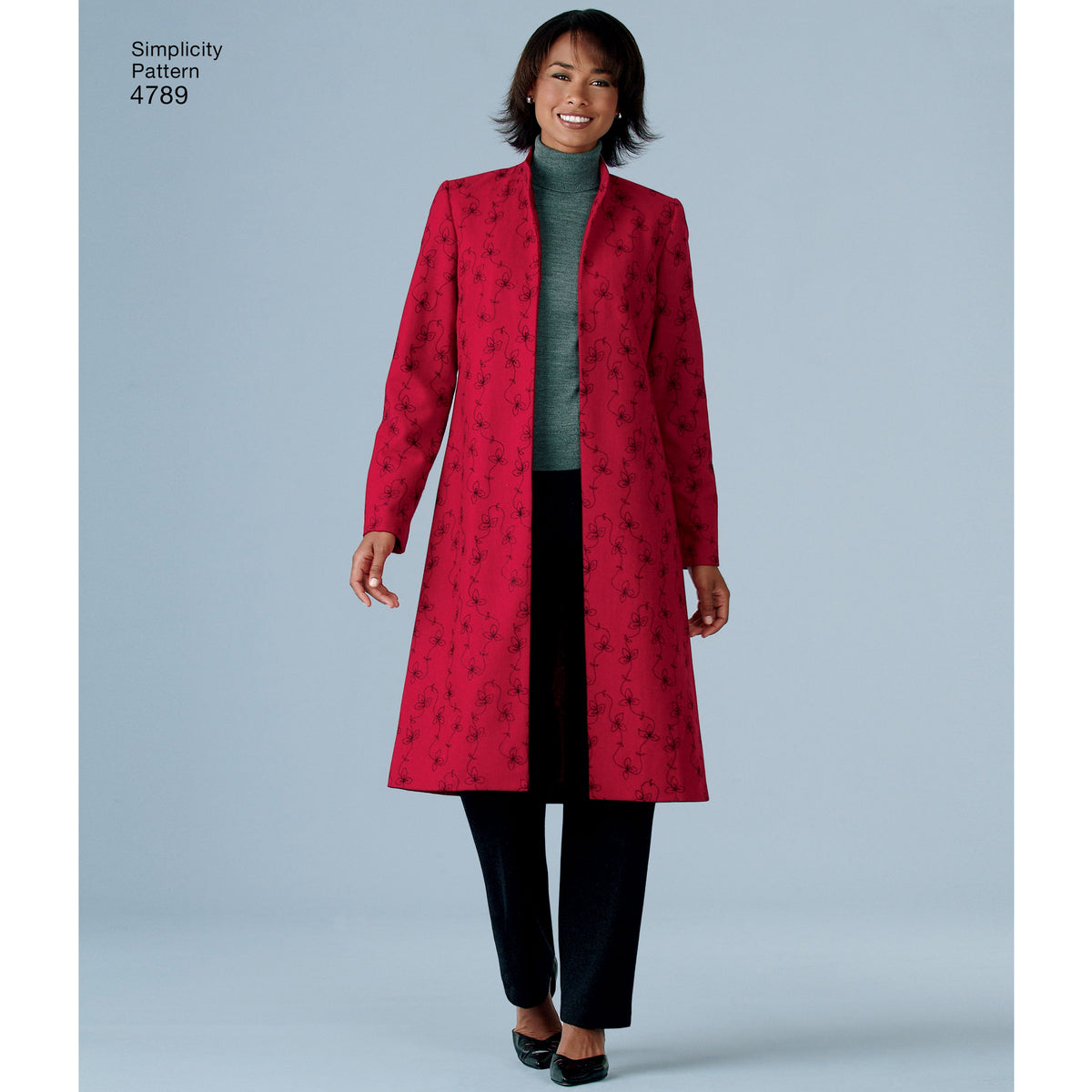 Simplicity S4789 sewing pattern envelope showing misses' casual wear