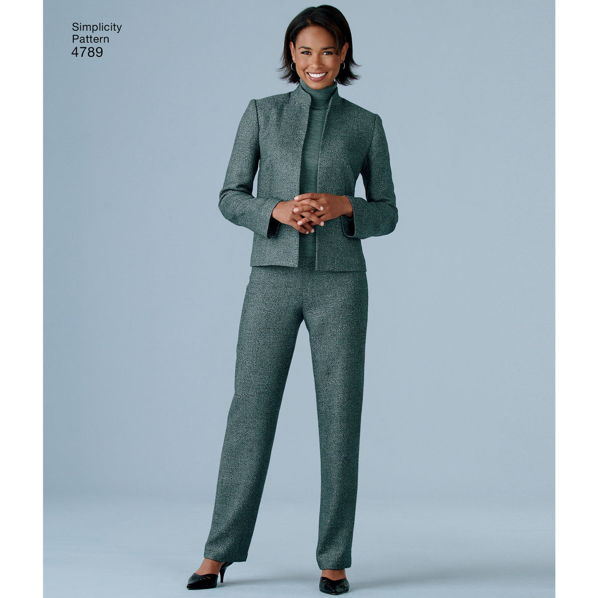 Simplicity S4789 sewing pattern envelope showing misses' casual wear