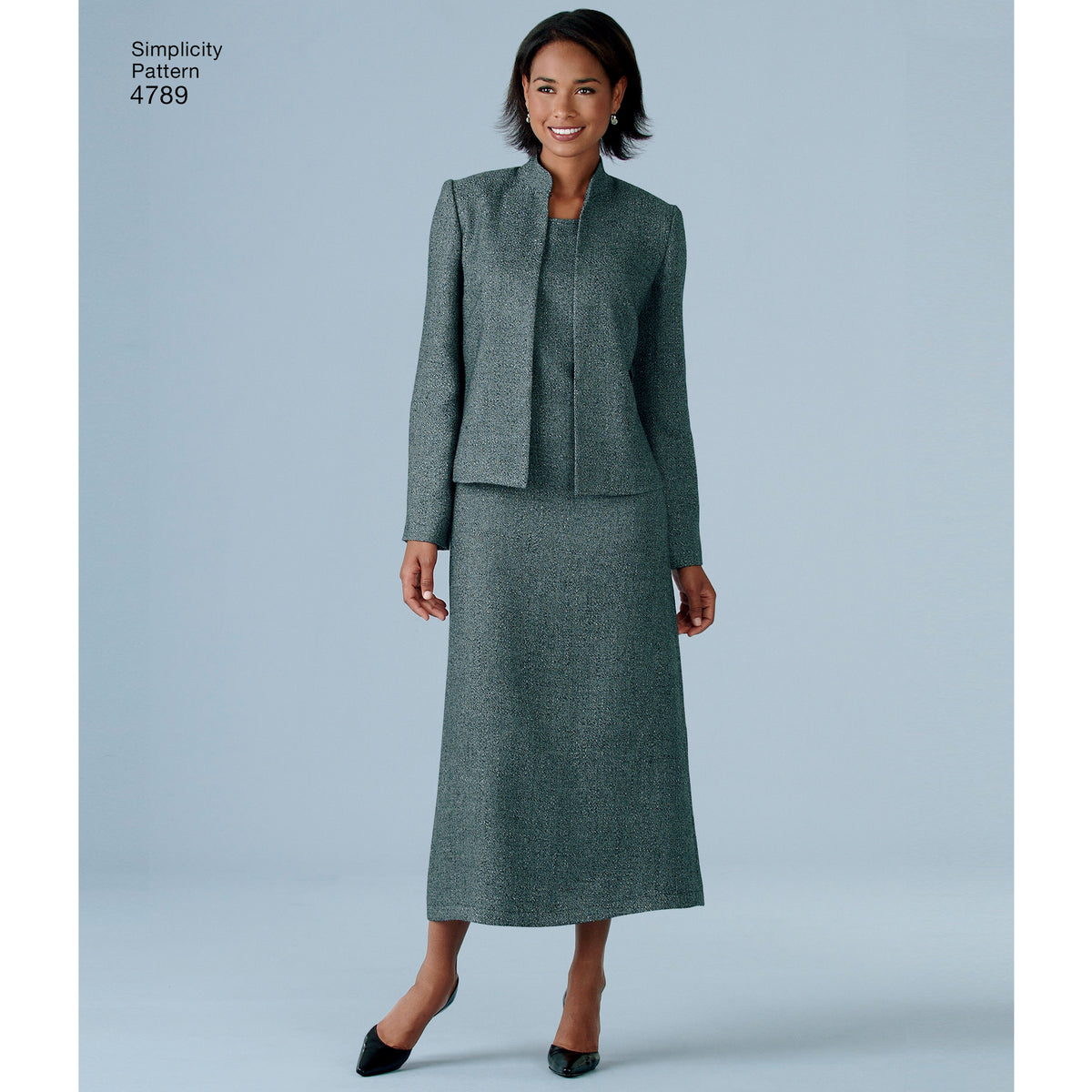 Simplicity S4789 sewing pattern envelope showing misses' casual wear
