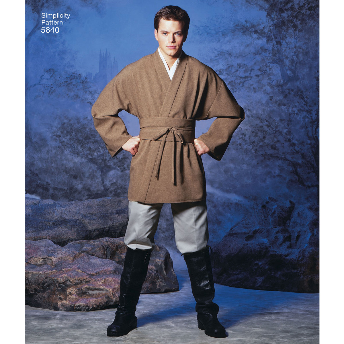 Simplicity S5840 sewing pattern envelope showing unisex costumes
