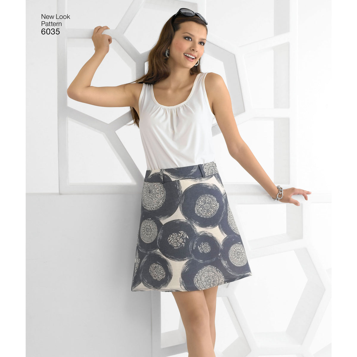 New Look N6035 sewing pattern envelope showing misses' casual wear