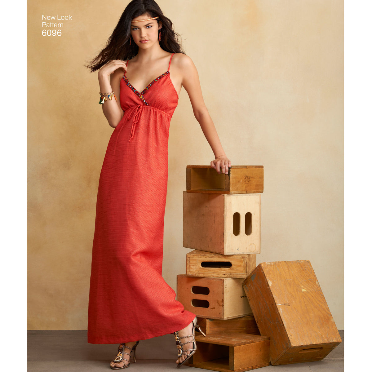 New Look N6096 sewing pattern envelope showing misses' Design Your Look dress