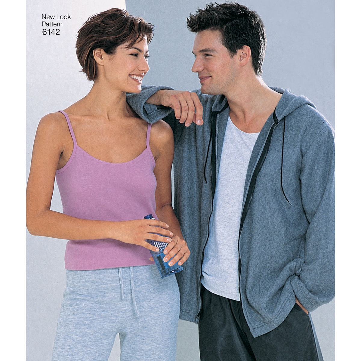 New Look N6142 sewing pattern envelope showing unisex activewear