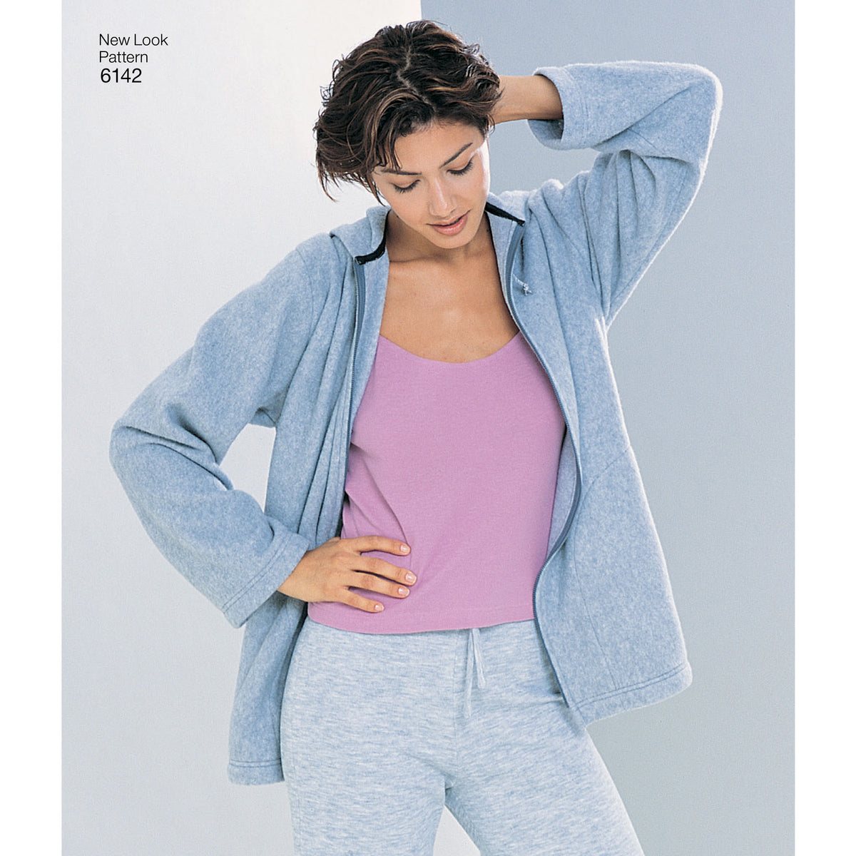 New Look N6142 sewing pattern envelope showing unisex activewear