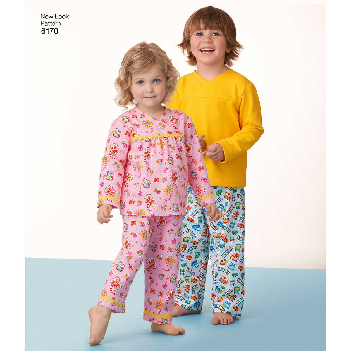 New Look N6170 sewing pattern envelope showing toddler pyjamas