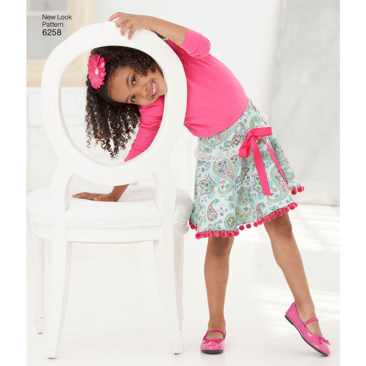 New Look N6258 sewing pattern envelope showing circle skirts