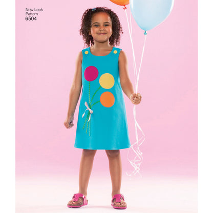 New Look N6504 sewing pattern envelope showing a dress