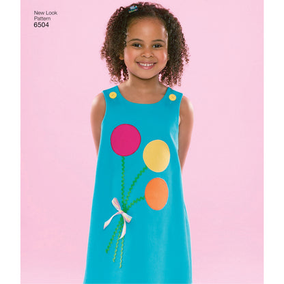 New Look N6504 sewing pattern envelope showing a dress