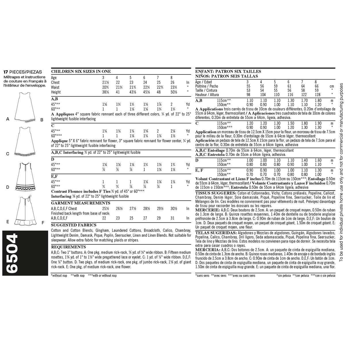 New Look N6504 sewing pattern envelope showing a dress