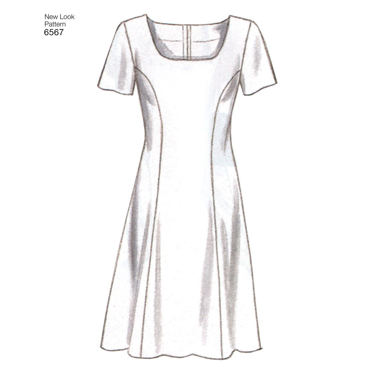 New Look N6567 sewing pattern envelope showing a dress