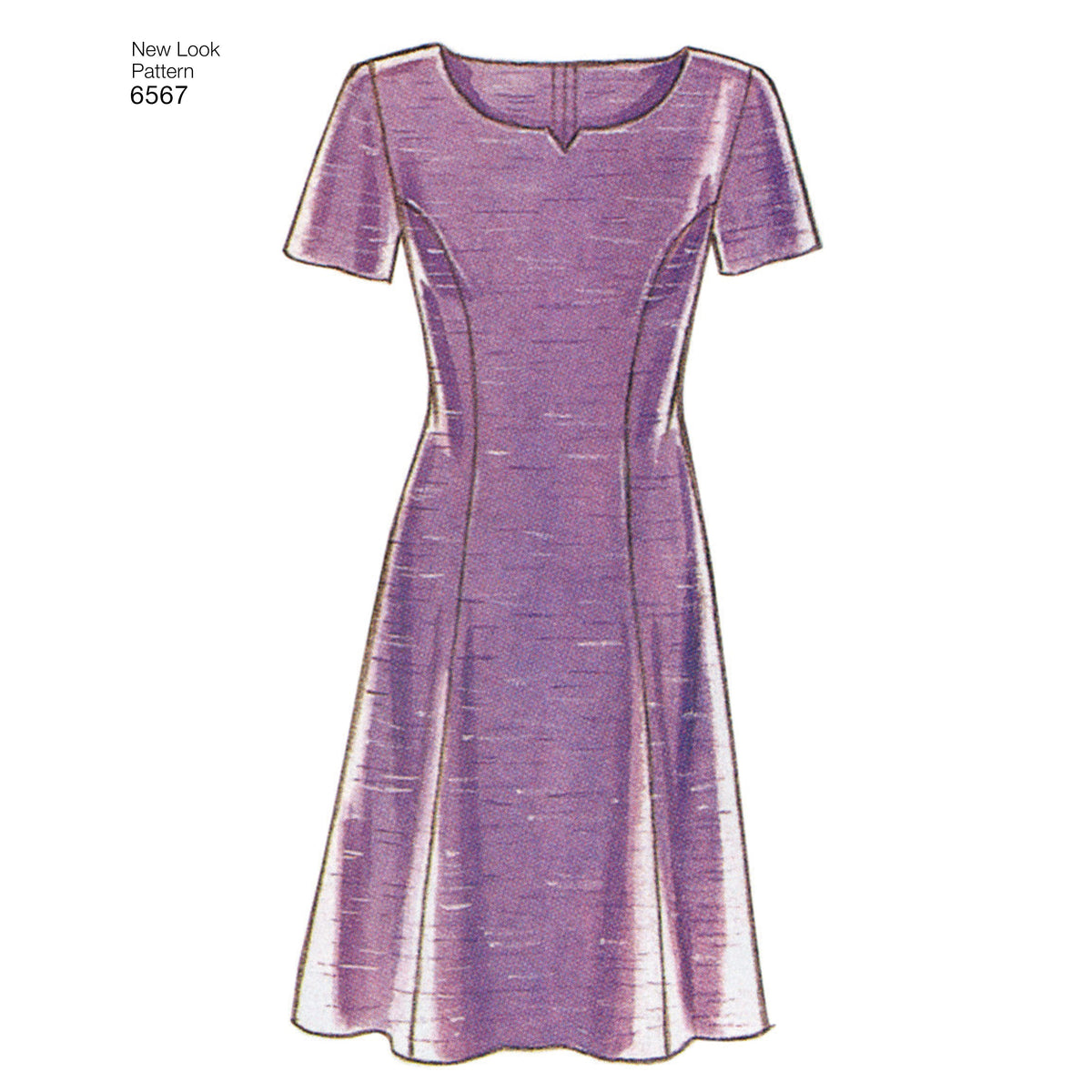 New Look N6567 sewing pattern envelope showing a dress