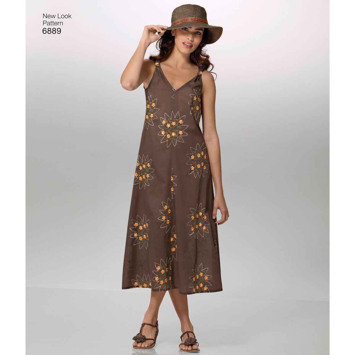 New Look N6889 sewing pattern envelope showing an easy 2-hour pullover dress