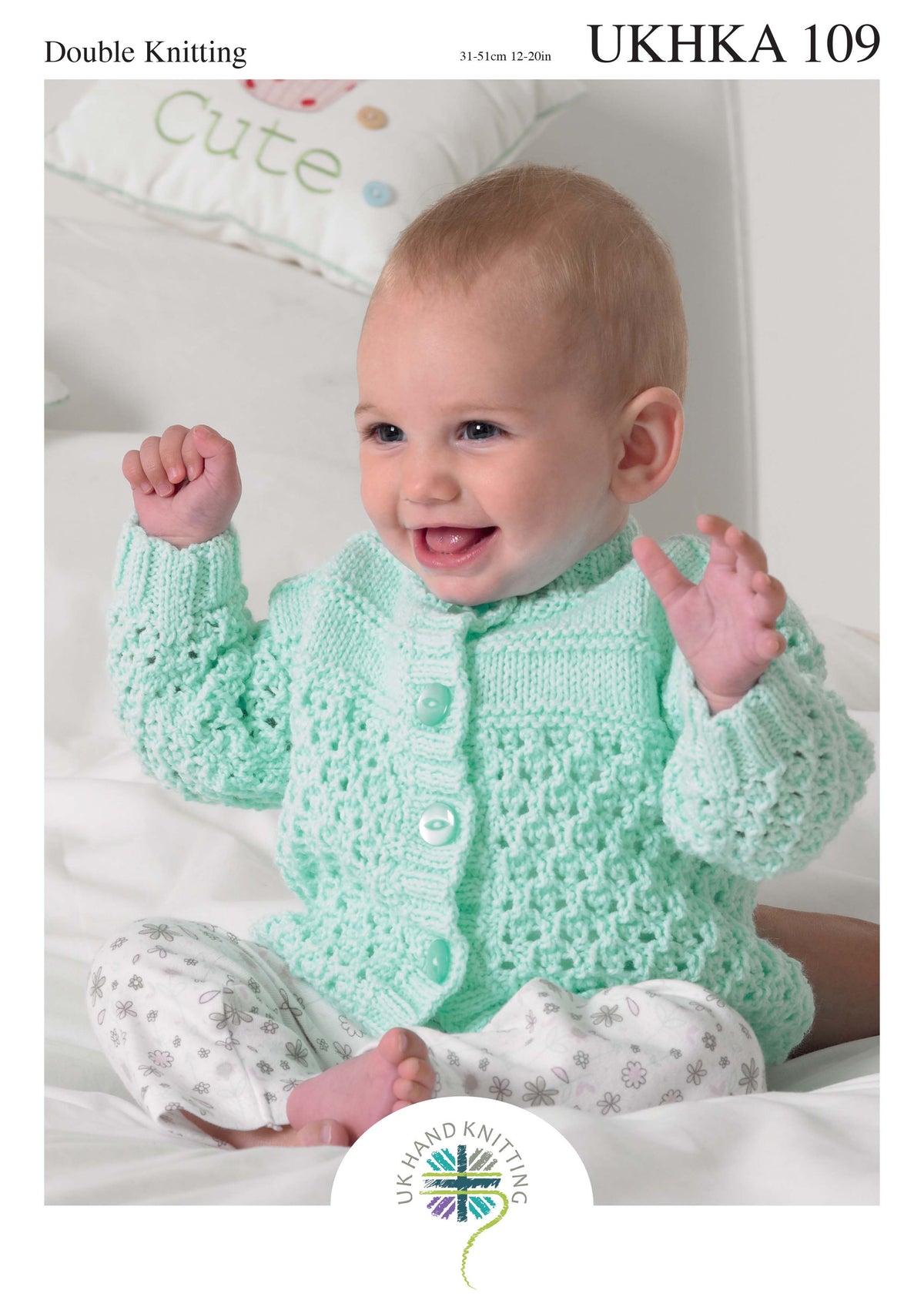 UK Hand Knitting Association Cardigans Knitting Pattern - DK - Pattern 109