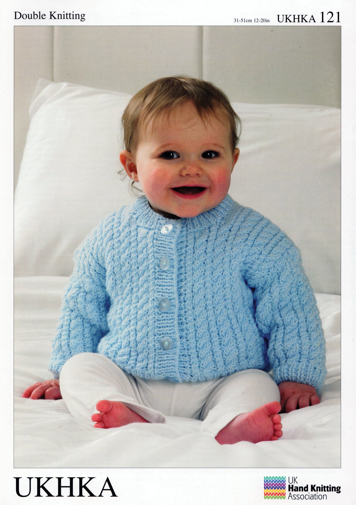 UK Hand Knitting Association DK Knitting Pattern - Jacket, Hat and Blanket - Pattern 121