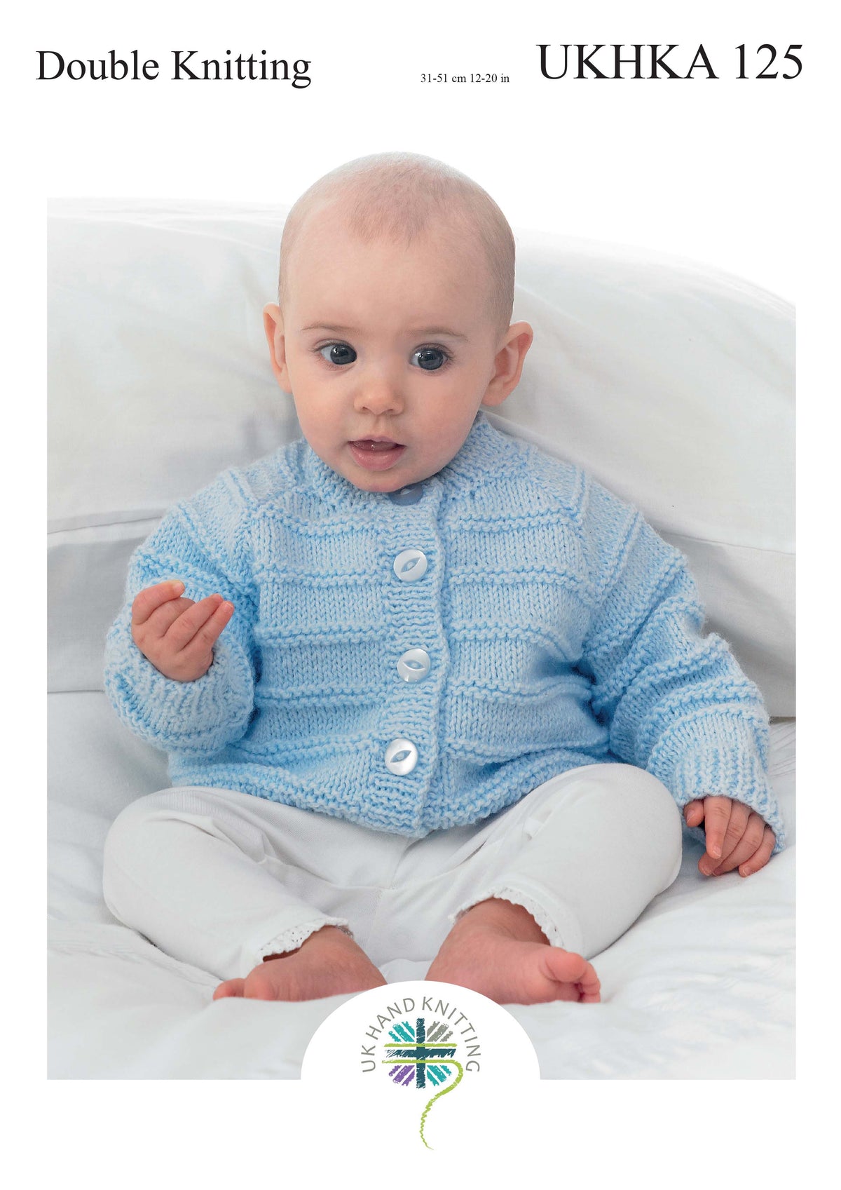 UK Hand Knitting Association Cardigans Knitting Pattern - DK - Pattern 125