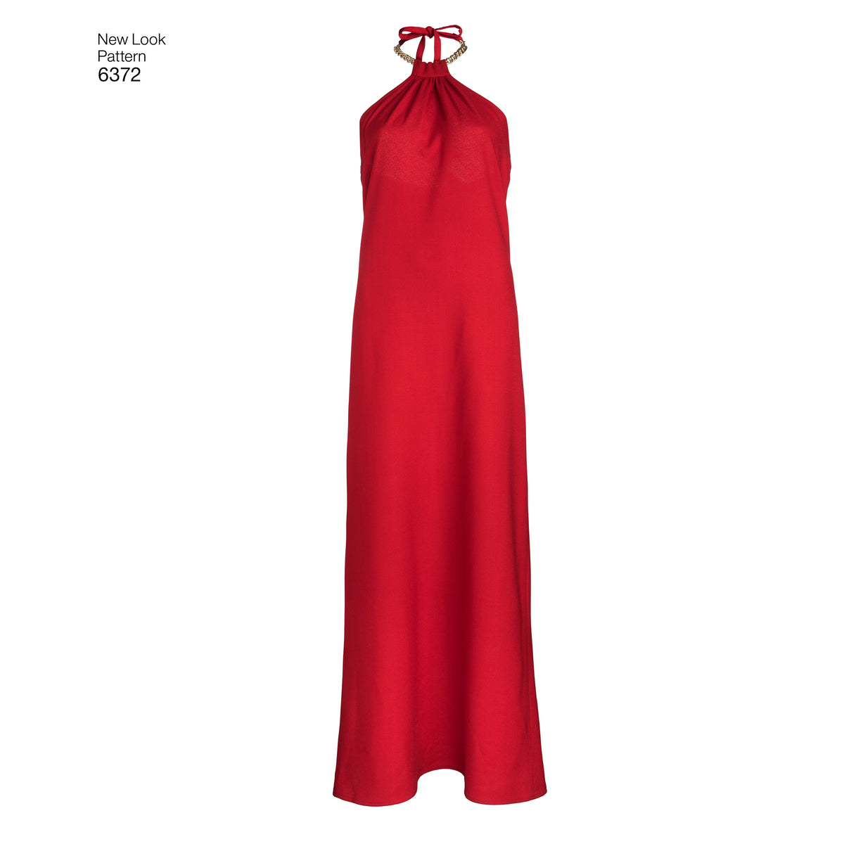 New Look N6372 sewing pattern envelope showing misses' cocktail or day dress designs
