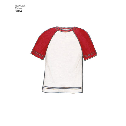 New Look N6404 sewing pattern envelope showing unisex loungewear designs