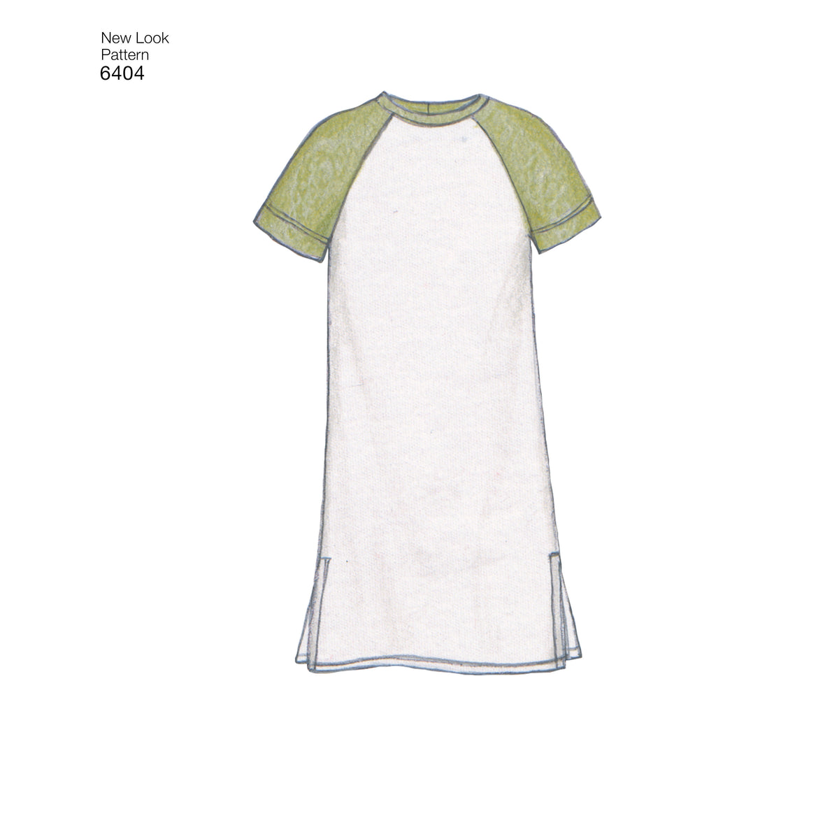 New Look N6404 sewing pattern envelope showing unisex loungewear designs