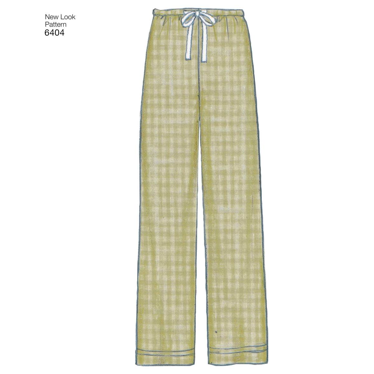New Look N6404 sewing pattern envelope showing unisex loungewear designs