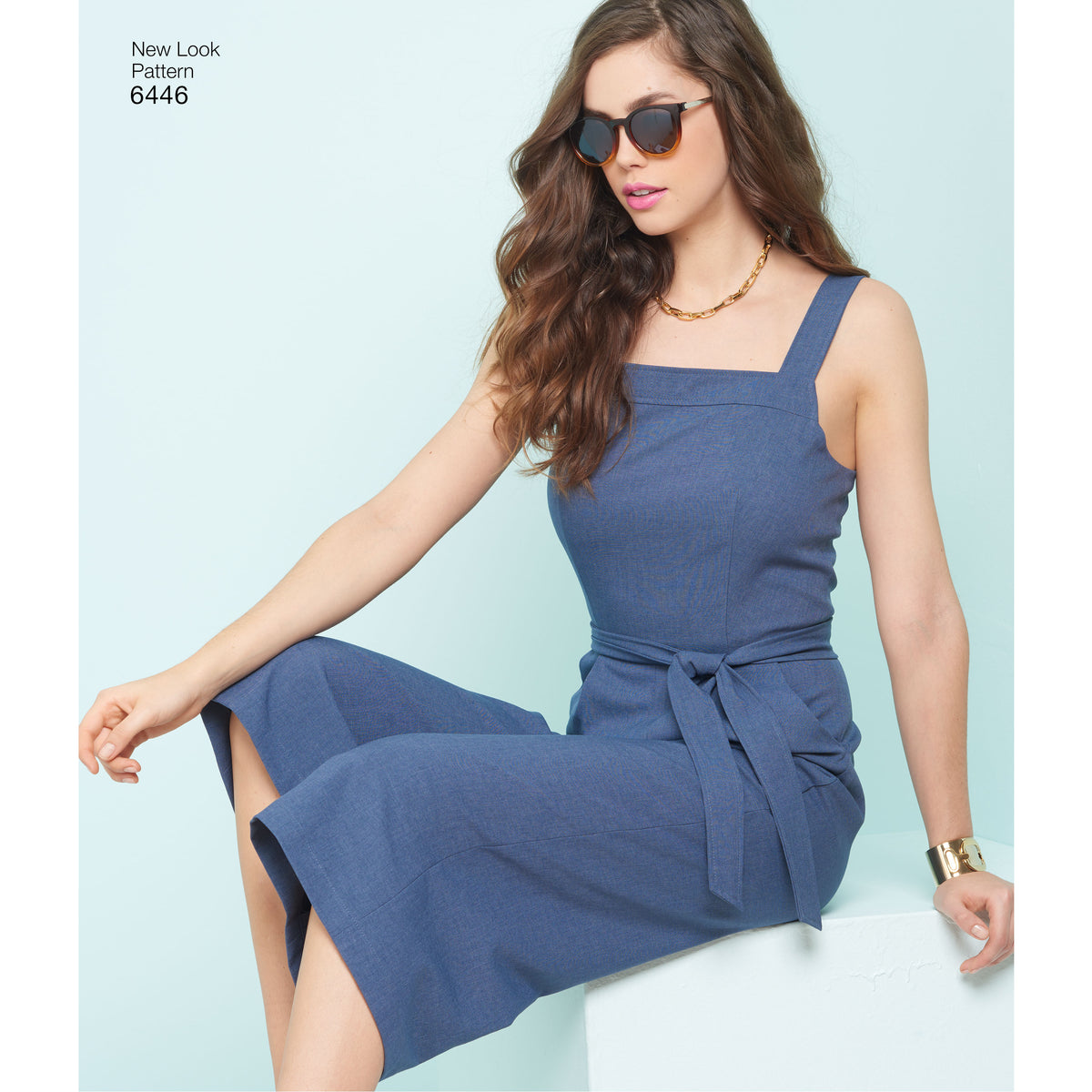 New Look N6446 sewing pattern envelope showing misses' jumpsuit, romper and dress designs