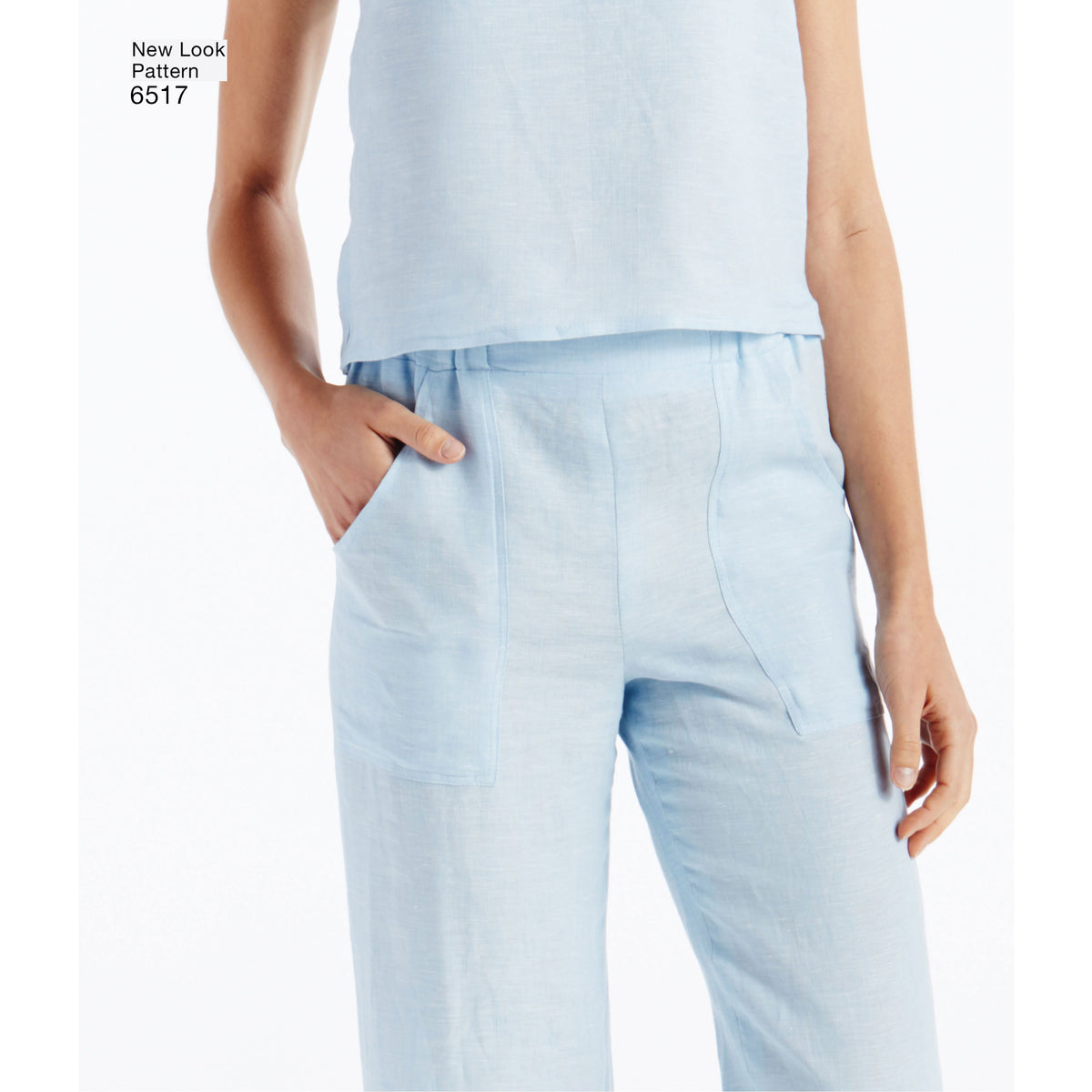 New Look N6517 sewing pattern envelope showing misses' easy separates