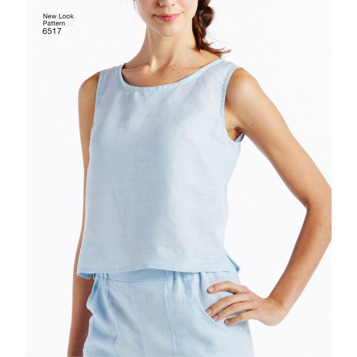 New Look N6517 sewing pattern envelope showing misses' easy separates