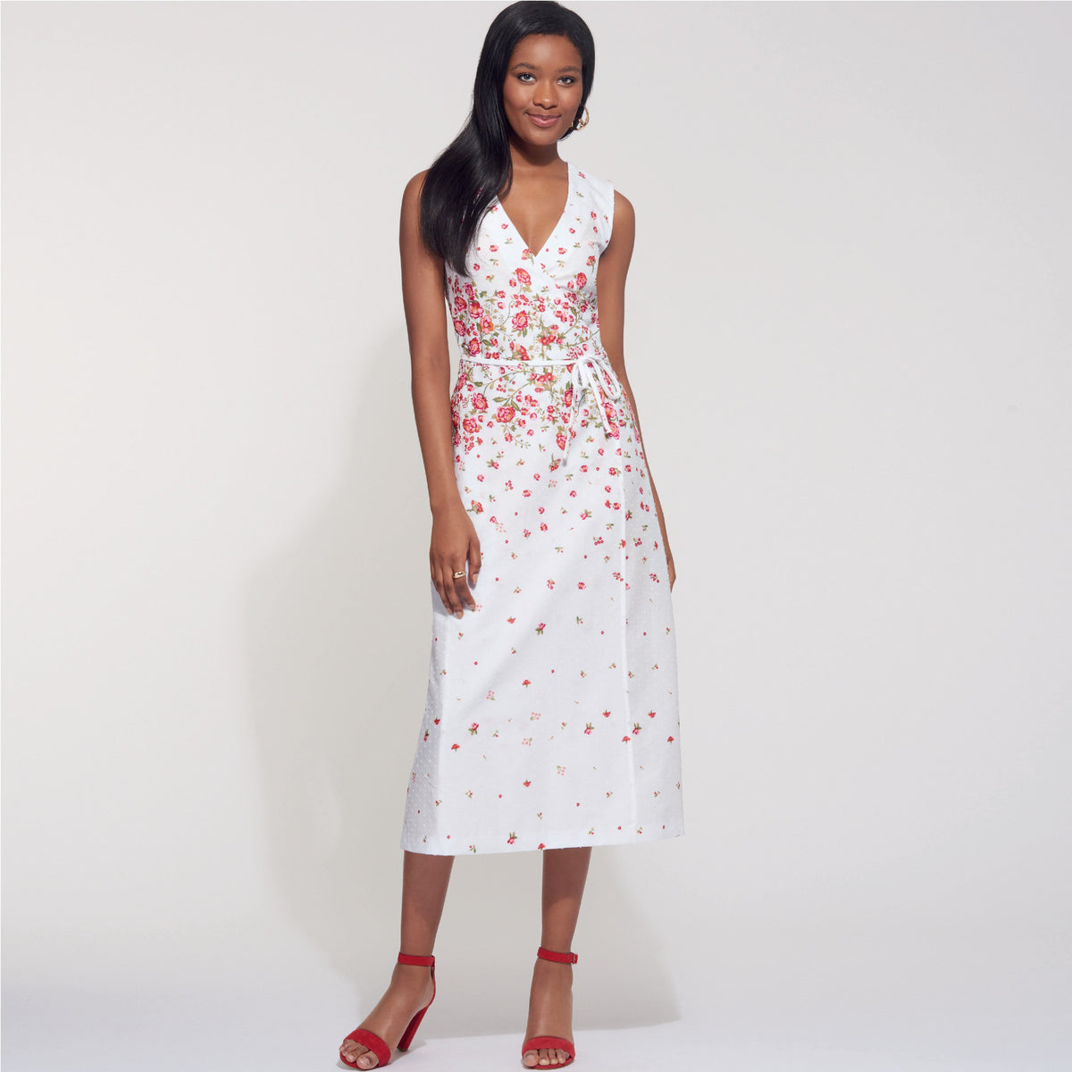 New Look N6600 sewing pattern envelope showing misses' wrap dress