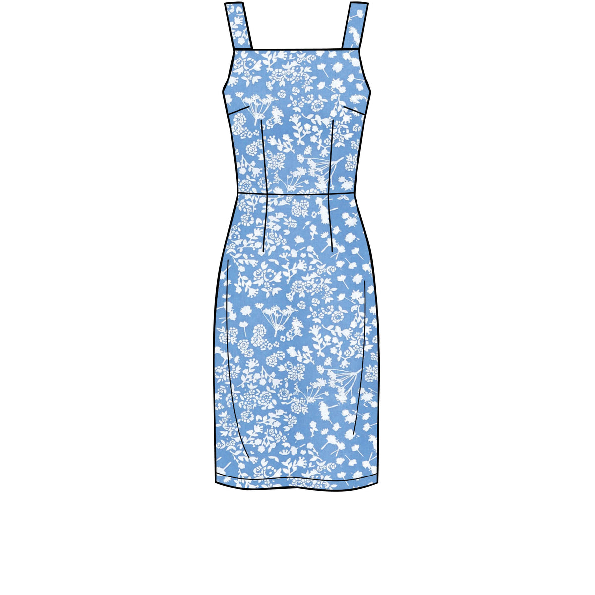 New Look N6615 sewing pattern envelope showing dresses designs