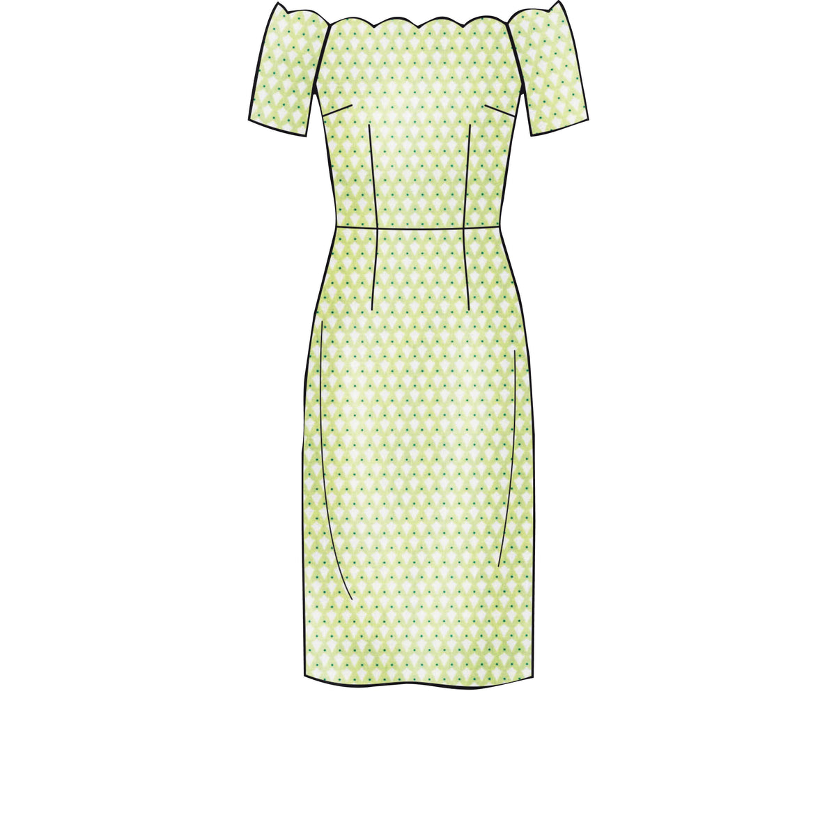 New Look N6615 sewing pattern envelope showing dresses designs