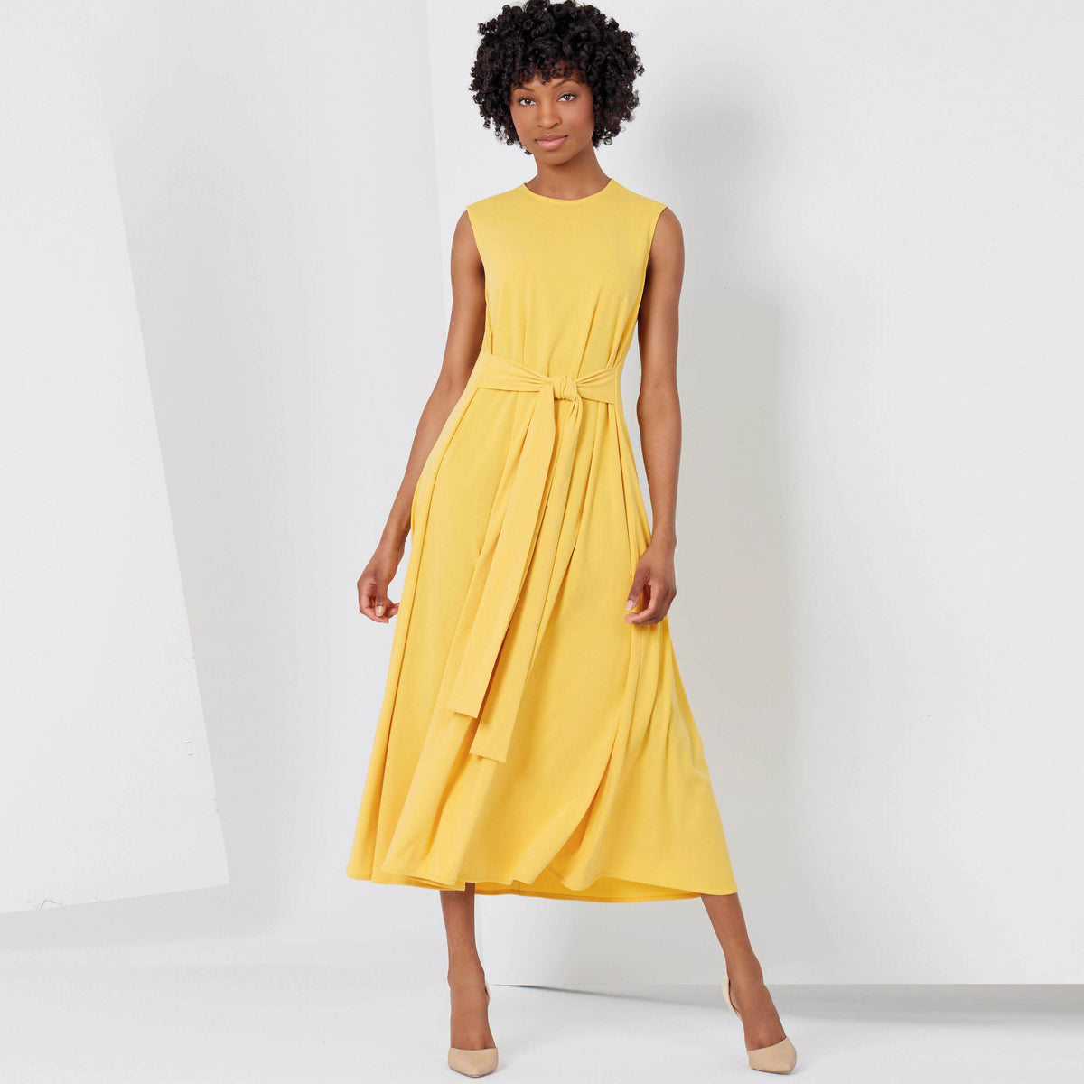 New Look N6618 sewing pattern envelope showing dress in two lengths designs
