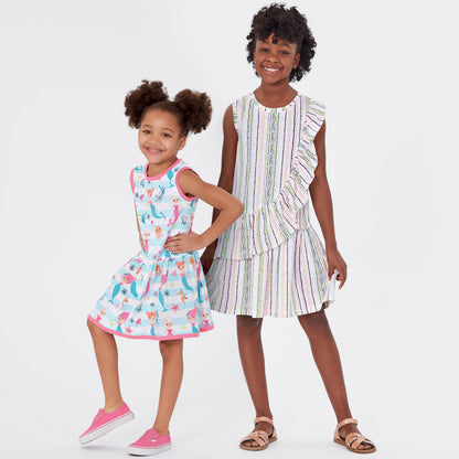 New Look N6630 sewing pattern envelope showing dresses designs