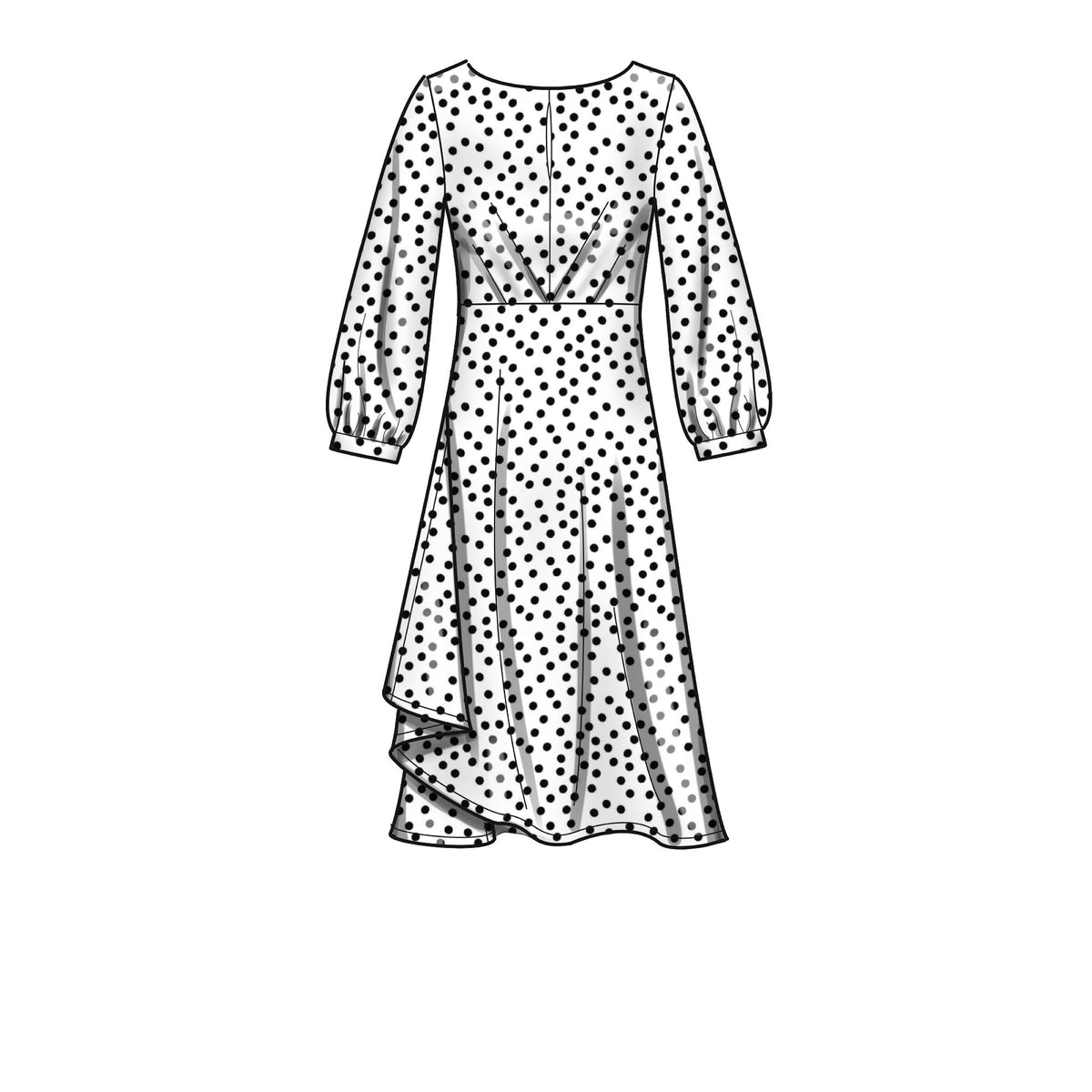 New Look N6655 sewing pattern envelope showing dress in two lengths designs