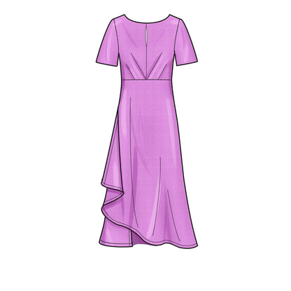 New Look N6655 sewing pattern envelope showing dress in two lengths designs