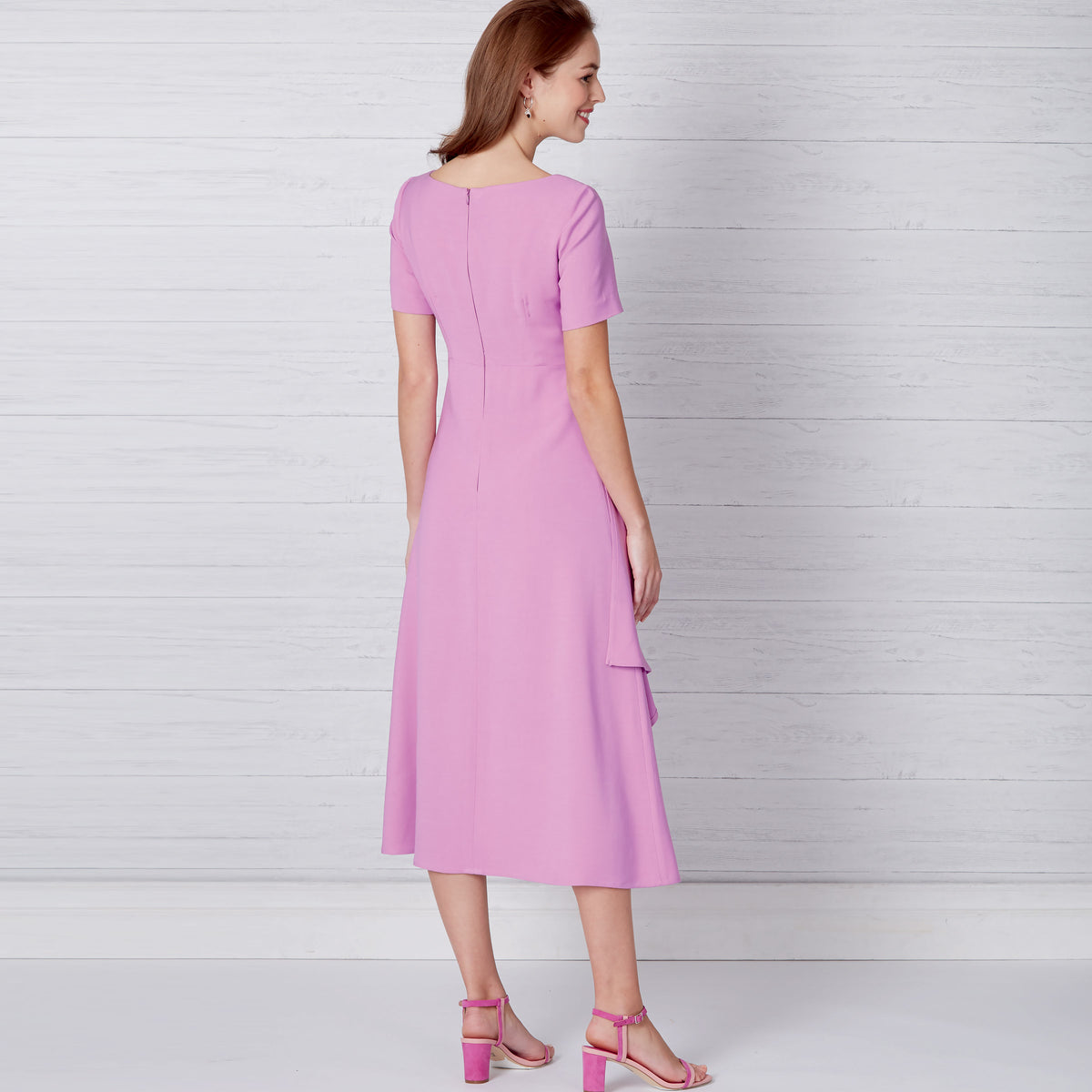 New Look N6655 sewing pattern envelope showing dress in two lengths designs