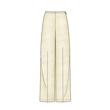 New Look N6662 sewing pattern envelope showing drape top and wide leg trousers designs