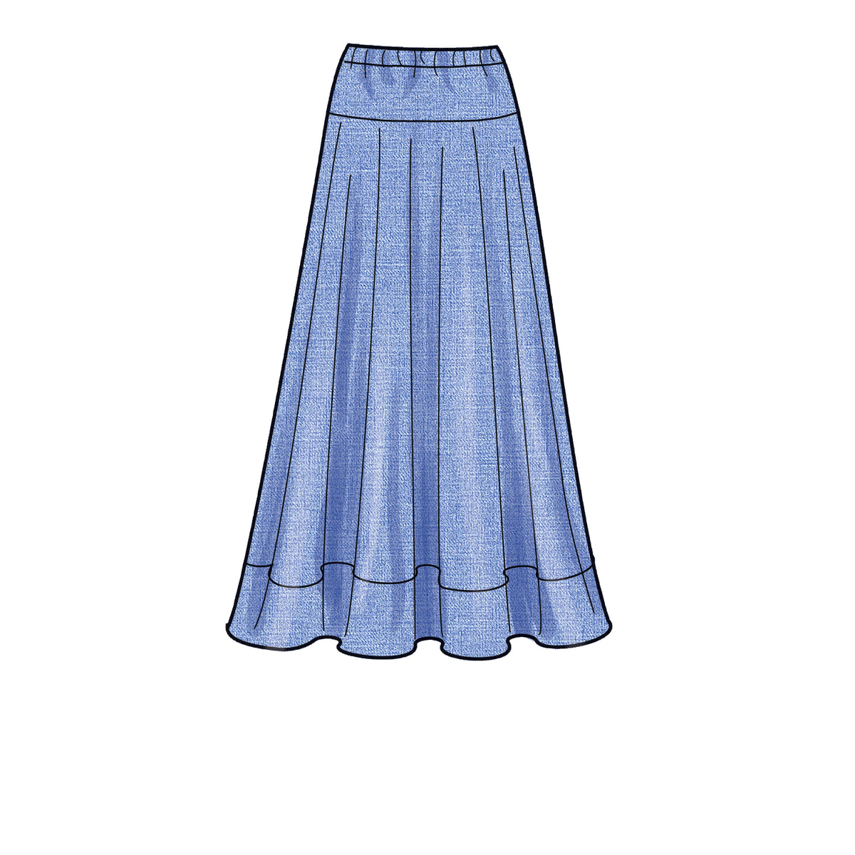 New Look N6668 sewing pattern envelope showing sleeveless top and flared skirt designs