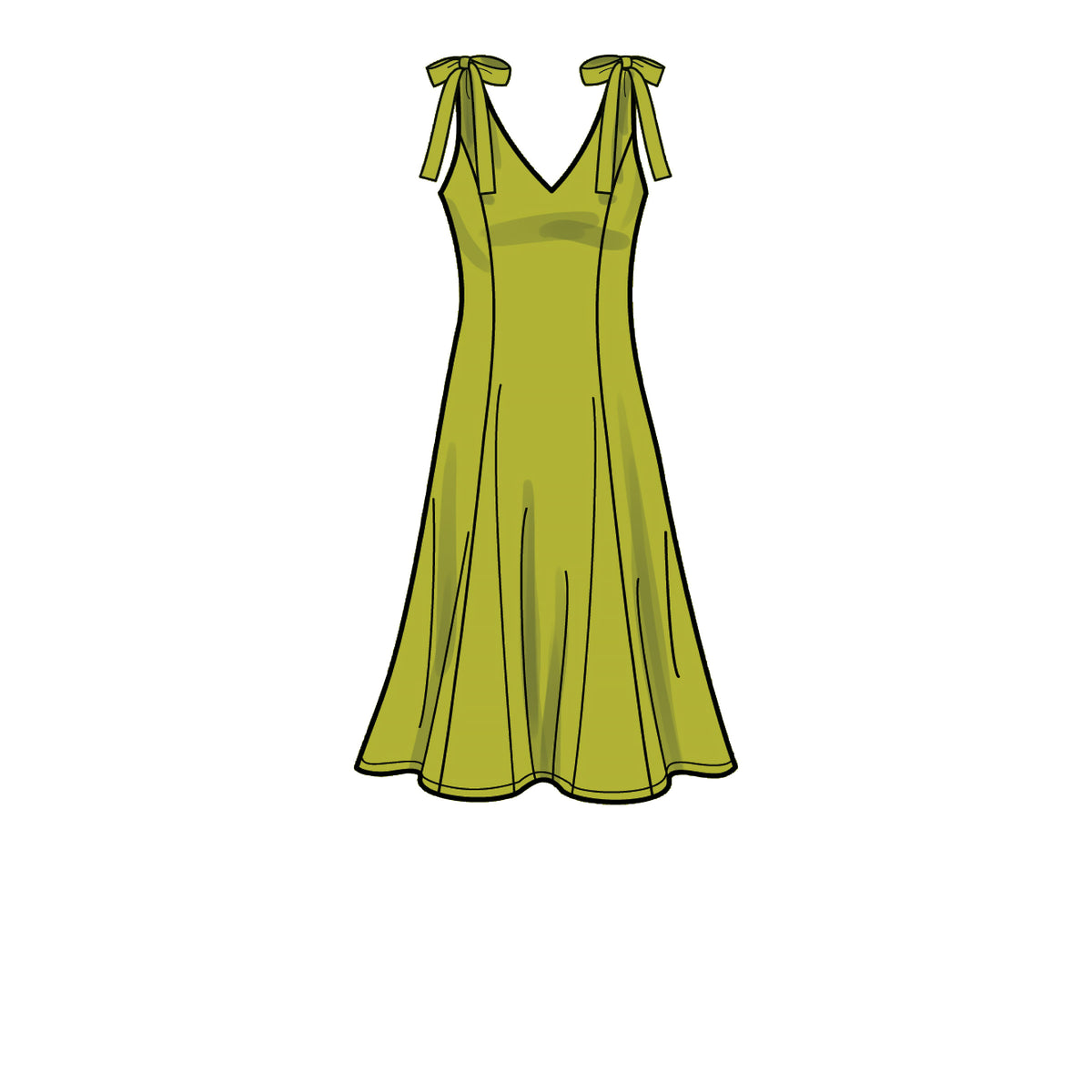 New Look N6669 sewing pattern envelope showing fit and flare dress designs