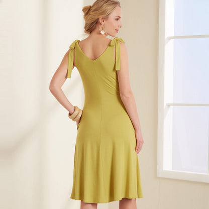 New Look N6669 sewing pattern envelope showing fit and flare dress designs
