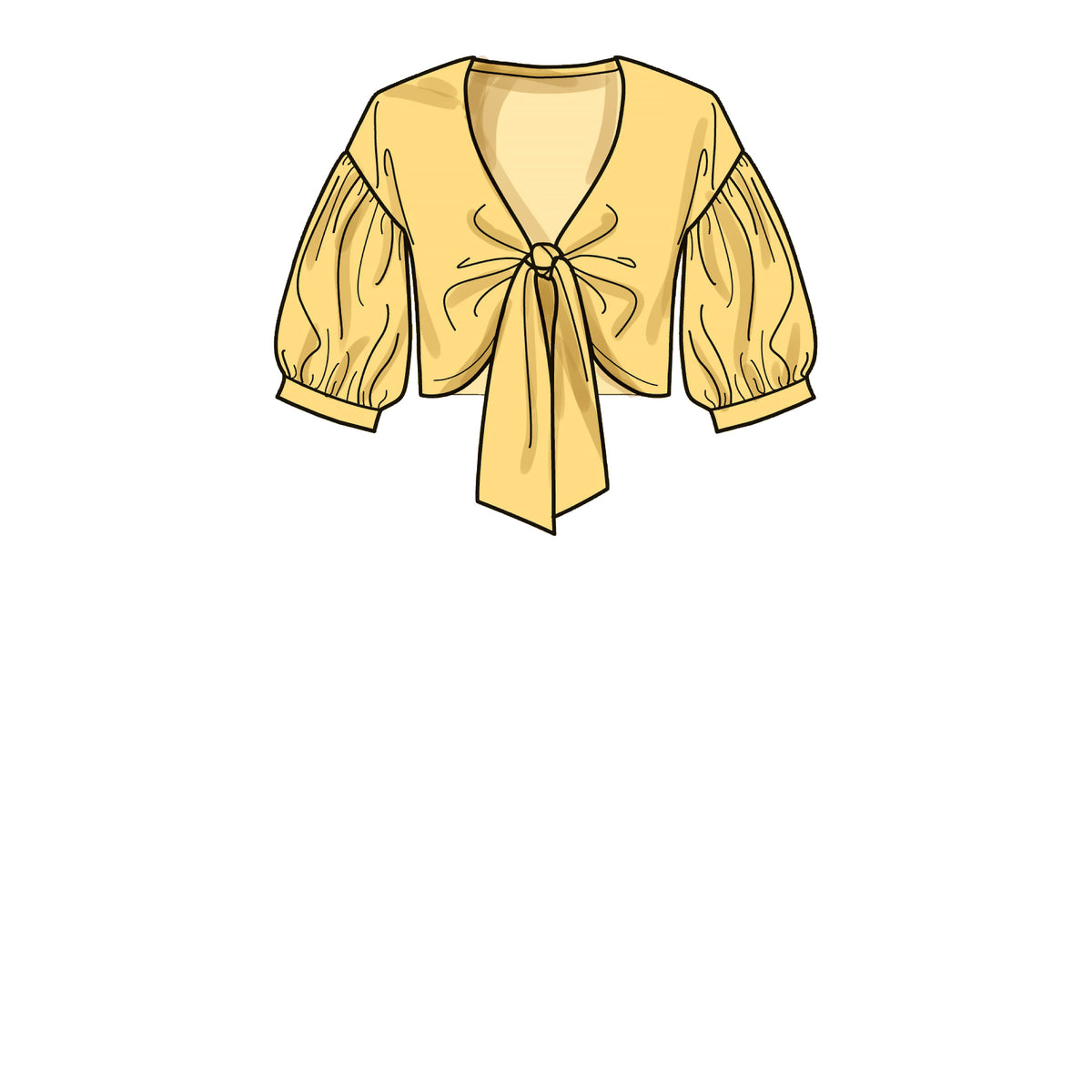 New Look N6677 sewing pattern envelope showing tie jacket and wide leg trousers designs