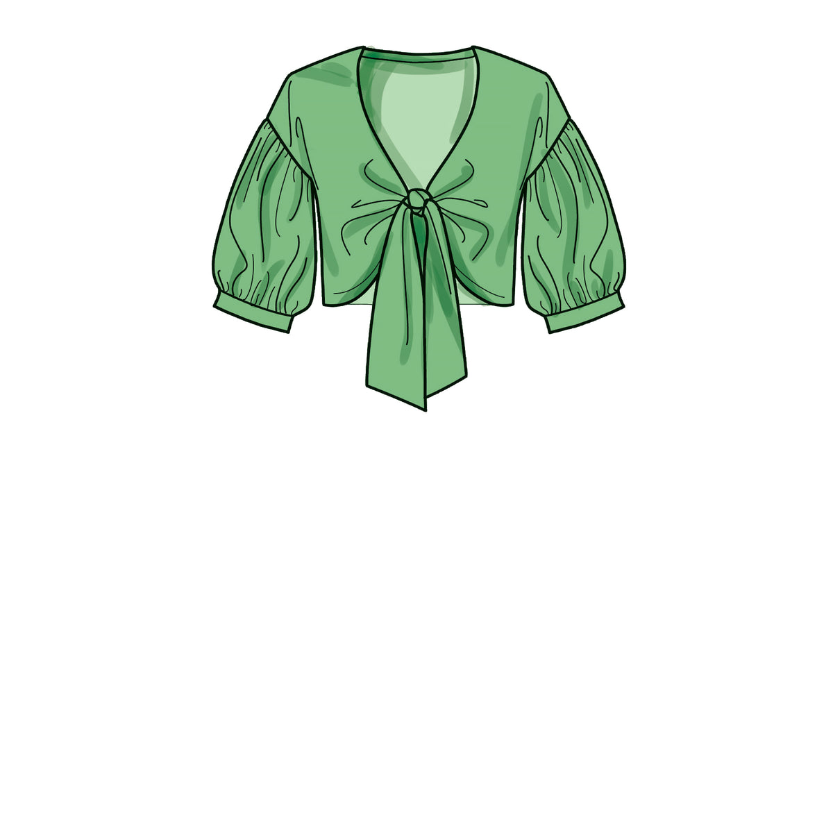 New Look N6677 sewing pattern envelope showing tie jacket and wide leg trousers designs